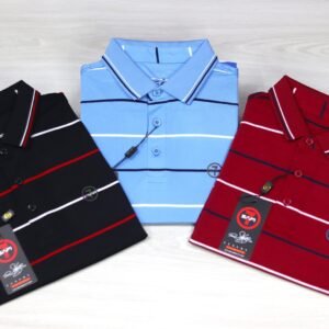 Premium 3 Pcs Stripe Polo Combo Pack 105