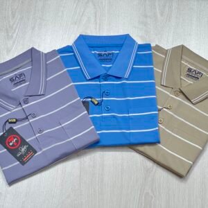 Premium 3 Pcs Stripe Polo Combo Pack 101