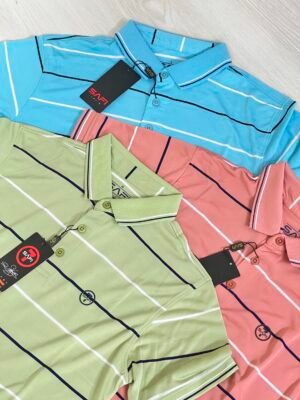 Exclusive 3 Pcs Stripe Polo Combo Pack 150TR