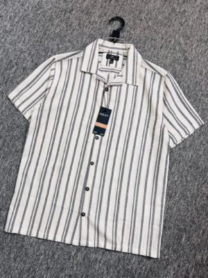 Exclusive Cuban Collar Shirt Half Sleeve 112