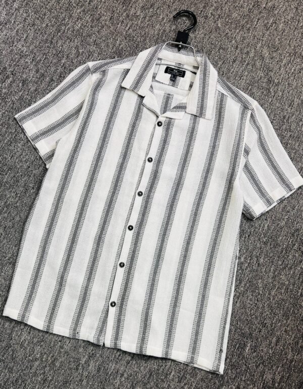 Exclusive Cuban Collar Shirt Half Sleeve