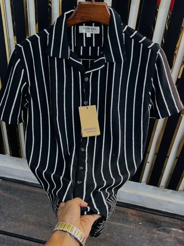 Exclusive Premium Fabrics Cuban Shirt Black