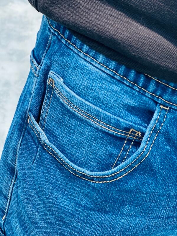 IMG_5580 Premium Denim Cargo Pant Blue Light Wash