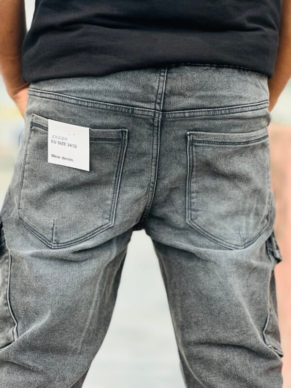 IMG_5591 Premium Denim Cargo Pant Deep Ash Wash