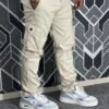 Premium Casual Twill Cargo Pant Crea, (AC-507)