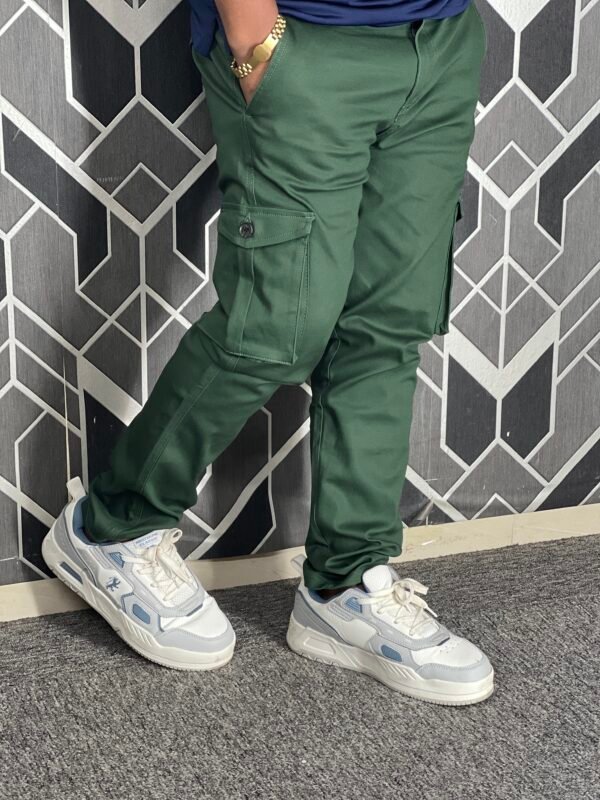 IMG_6035 Premium Casual Twill Cargo Pant Olive (AC-506)