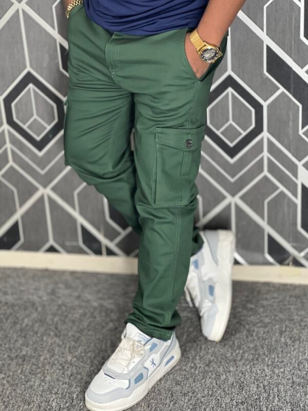 IMG_6036 Premium Casual Twill Cargo Pant Olive (AC-506)