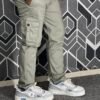 Premium Casual Twill Cargo Pant Dark Silver (AC-503)