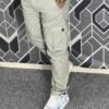 Premium Casual Twill Cargo Pant Dark Silver (AC-503)