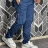 Premium Casual Twill Cargo Pant Navy (AC-501)