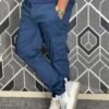 Premium Casual Twill Cargo Pant Navy (AC-501)