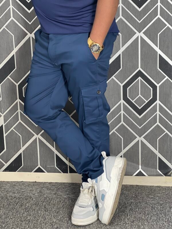 IMG_6053 Premium Casual Twill Cargo Pant Navy (AC-501)