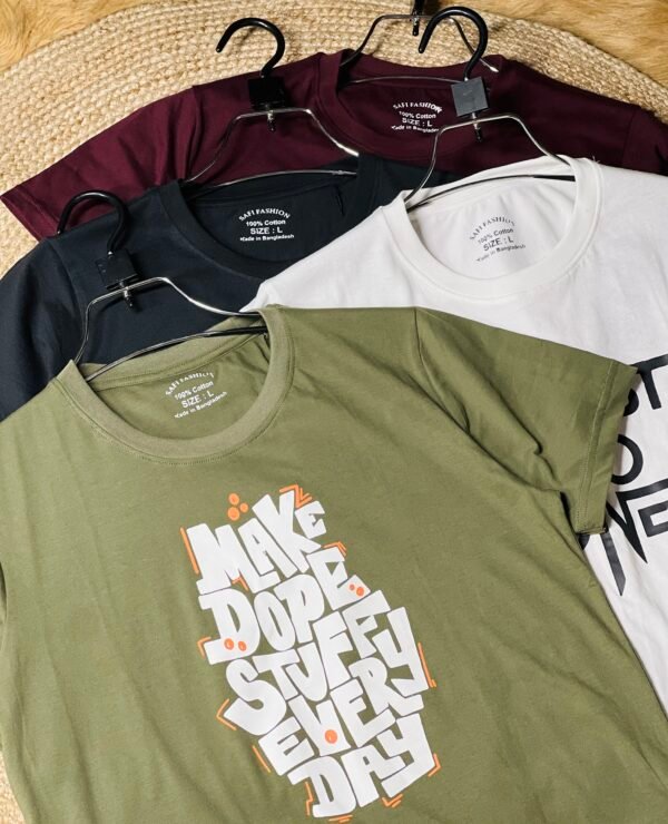 Summer Comfort 4Pcs T-Shirt Combo Pack